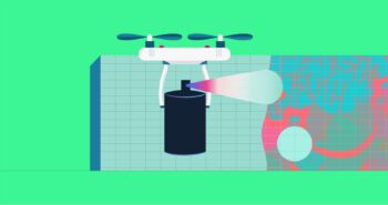Τα ψεκαστικά drones που τα βάζουν με τα άσχημα γκράφιτι